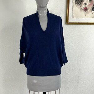 AllSaints Blaze Jumper Cobalt Angora Cashmere